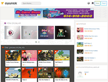 Tablet Screenshot of oyunsk.com